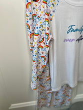 Load image into Gallery viewer, &#39;Family ever after&#39; rainbow PJ&#39;S
