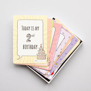 Toddler milestone cards