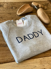 Load image into Gallery viewer, Personalised-daddy-sweatshirt-grey
