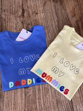Load image into Gallery viewer, Flatlay-yellow-bllue-lgbtQ-kids-T-shirt
