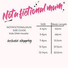 Load image into Gallery viewer, Kids-Love not DNA- Adoption- blended family hoodie
