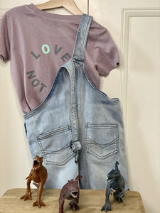 Kids-Love-not-DNA-T-shirt-Dungaress