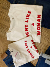 Load image into Gallery viewer, Fight-like-a-woman-matching-parent-child-sets
