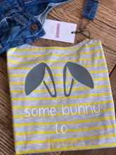 Load image into Gallery viewer, NFM some bunny to love easter tee
