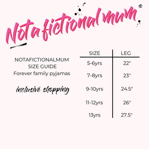 Matching pyjamas - kid's forever family pyjamas