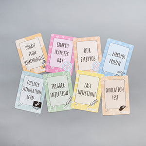 Fertility journey milestone cards