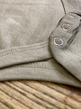 Load image into Gallery viewer, Olive-green-babygrow-poppers
