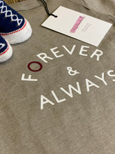 Load image into Gallery viewer, Forever-&amp;-always-babygrow-close-up
