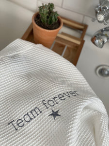 Adoption gift - team forever matching bathrobe