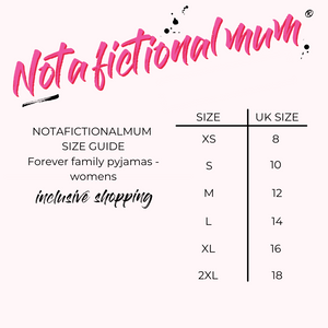Personalised adoption gifts - Forever family pyjamas