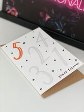 Load image into Gallery viewer, adoption-anniversary-greeting-card-highlighted-year
