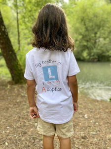 Big brother/ sister announcement T-shirts and graduation cap gift set
