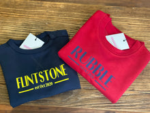 Load image into Gallery viewer, Personalised surname kid&#39;s sweatshirt
