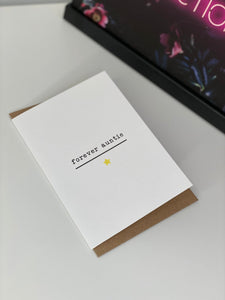 white-cardstock-yellow-star=auntie-card