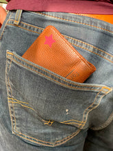 Load image into Gallery viewer, brown-wallet-back-jeans-pocket
