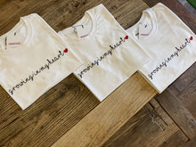 Load image into Gallery viewer, Adoption announcement t-shirt - growing in my heart

