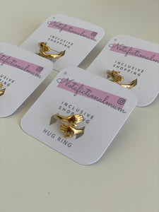Stackable hug ring