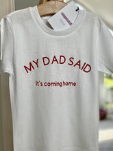 Load image into Gallery viewer, Kids-2021-England-football-personalised-T-shirt
