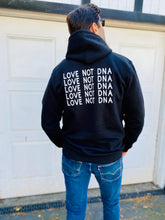 Load image into Gallery viewer, mens-hoodie-black-dad-hoodie-matching-father-son-stepdad-hoodie
