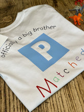 Load image into Gallery viewer, oficially-big-brother-sister-announcment0adoption-t-shirt
