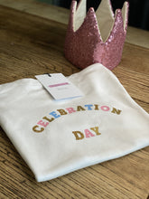 Load image into Gallery viewer, sparkly-toddler-t-shirt-pink-sequin-fabric-crown
